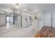 Kitchen with white appliances and granite countertops at 689 Wellington Station Blvd # 41, Ormond Beach, FL 32174