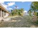 Backyard with grassy area and palm trees at 783 S Atmore Cir, Deltona, FL 32725