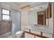 Bathroom with shower, sink, and toilet at 783 S Atmore Cir, Deltona, FL 32725
