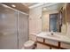Bathroom with shower/tub combo, vanity, and toilet at 783 S Atmore Cir, Deltona, FL 32725