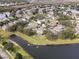 Aerial view showcasing home's location in a quiet neighborhood at 10025 Scottish Pines Ct, Orlando, FL 32832