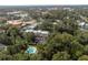 Aerial view of townhomes and a community pool at 117 N Garfield Ave # 1, Deland, FL 32724