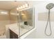 Primary bathroom with a walk-in shower and double vanity at 12 Peruvian Ln, Ormond Beach, FL 32174