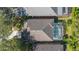 House with pool and backyard visible from above at 1278 Chessington Cir, Lake Mary, FL 32746