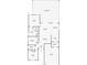 Detailed floor plan showcasing the layout of the home, including bedrooms, bathrooms, and living spaces at 1278 Chessington Cir, Lake Mary, FL 32746