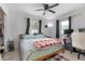 Spacious bedroom with a king-size bed and plenty of closet space at 1579 Dunlap Dr, Deltona, FL 32725