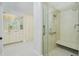 Modern bathroom featuring a walk-in shower at 2200 N Atlantic Ave # 1502, Daytona Beach, FL 32118