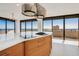 Modern kitchen with island and ocean view at 2200 N Atlantic Ave # 1502, Daytona Beach, FL 32118