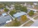 Aerial view of a single Gathering home with fenced yard at 2472 Duval Ave, Deltona, FL 32738