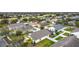 Aerial view highlighting the home and neighborhood landscape at 2508 Balmoral Dr, Kissimmee, FL 34744