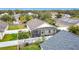 Aerial view showing home with pool and fenced backyard at 2508 Balmoral Dr, Kissimmee, FL 34744