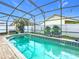 Inviting screened pool with tile deck at 2508 Balmoral Dr, Kissimmee, FL 34744