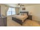 Large main bedroom with ample closet space and ceiling fan at 3033 Meleto Blvd, New Smyrna Beach, FL 32168