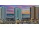 Oceanfront building with sunset view; resort-style amenities at 3047 S Atlantic Ave # 1906, Daytona Beach, FL 32118