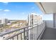 Balcony with expansive ocean and city views at 3047 S Atlantic Ave # 1906, Daytona Beach, FL 32118