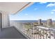 Spacious balcony with panoramic city views at 3047 S Atlantic Ave # 1906, Daytona Beach, FL 32118
