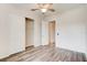 Spacious bedroom with walk-in closet and ceiling fan at 3266 Bailey Ann Dr, Ormond Beach, FL 32174