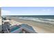 Balcony view of beach and pier at 3737 S Atlantic Ave # 502, Daytona Beach, FL 32118
