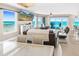 Cozy living room with ocean views, comfortable seating, and a dining area at 3737 S Atlantic Ave # 502, Daytona Beach, FL 32118