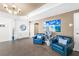 An elegant lobby with comfortable seating and stylish decor at 3737 S Atlantic Ave # 502, Daytona Beach, FL 32118