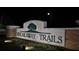 Breakaway Trails community entrance sign at night at 5 Cross Creek Way, Ormond Beach, FL 32174