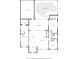 Detailed floor plan showcasing the home's layout, including the primary bedroom, kitchen, dining area, and a swimming pool out back at 681 N Halifax Dr, Ormond Beach, FL 32176