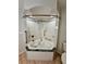 Bathroom with corner bathtub and shower at 8101 Via Bonita St, Sanford, FL 32771