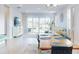 Bright dining room with sliding glass doors leading to the backyard at 962 Compass Landing Dr, Orange City, FL 32763