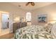 Spacious bedroom with ensuite bathroom access and large closet at 123 Ponce Terrace Cir, Ponce Inlet, FL 32127