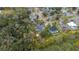 Aerial view showing house location and neighborhood at 130 Old Sunbeam Dr, South Daytona, FL 32119