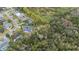 Aerial view showing house location and neighborhood at 130 Old Sunbeam Dr, South Daytona, FL 32119