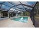 Relaxing screened pool area with ample space for lounging at 130 Old Sunbeam Dr, South Daytona, FL 32119