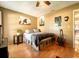 Spacious bedroom with built-in storage platform bed at 1413 La Paloma Cir, Winter Springs, FL 32708