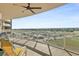 Large balcony with city and partial water views at 1925 S Atlantic Ave # 703, Daytona Beach, FL 32118