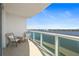 Spacious balcony boasting stunning water and city views at 231 Riverside Dr # 1001, Holly Hill, FL 32117