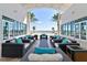 Relaxing outdoor seating area overlooking the waterfront at 231 Riverside Dr # 1001, Holly Hill, FL 32117