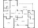 Floor plan showing a spacious layout with multiple bedrooms and a screened porch at 2888 Berkshire Woods Ter, Deltona, FL 32725