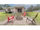 Relaxing backyard with fire pit and spacious lawn at 304 Gardenia Ave, Debary, FL 32713