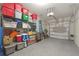 Garage with storage and shelving at 37 Bella Lago Cir, Port Orange, FL 32129