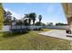 Backyard with trampoline and firepit area at 373 Blythville Ave, Deltona, FL 32725