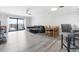 Living area with ocean view and gray sofa at 3800 S Atlantic Ave # 5040, Daytona Beach, FL 32118