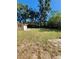 Large backyard with mature trees at 5108 Cassatt Ave, Orlando, FL 32808