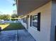 House exterior view, showing front entrance and yard at 5108 Cassatt Ave, Orlando, FL 32808