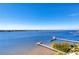 Stunning view of waterfront with pier and gazebo at 925 N Halifax Ave # 1001, Daytona Beach, FL 32118