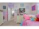 Bright bedroom with access to hallway and upper floor at 1106 Woods Landing Dr, Minneola, FL 34715