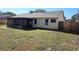 House backyard view with fenced yard at 1387 Hensley Dr, Deland, FL 32724