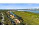 Aerial view showcases the location and community in a lush landscape at 1401 S Palmetto Ave # 614, Daytona Beach, FL 32114