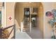 Stairway with wood stairs leading to upper units at 1401 S Palmetto Ave # 614, Daytona Beach, FL 32114
