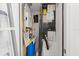 Home utilities including water heater, water softener and HVAC system are shown in a closet at 1401 S Palmetto Ave # 614, Daytona Beach, FL 32114