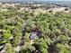 Aerial view showing house location and neighborhood at 1450 Alden St, Deland, FL 32720